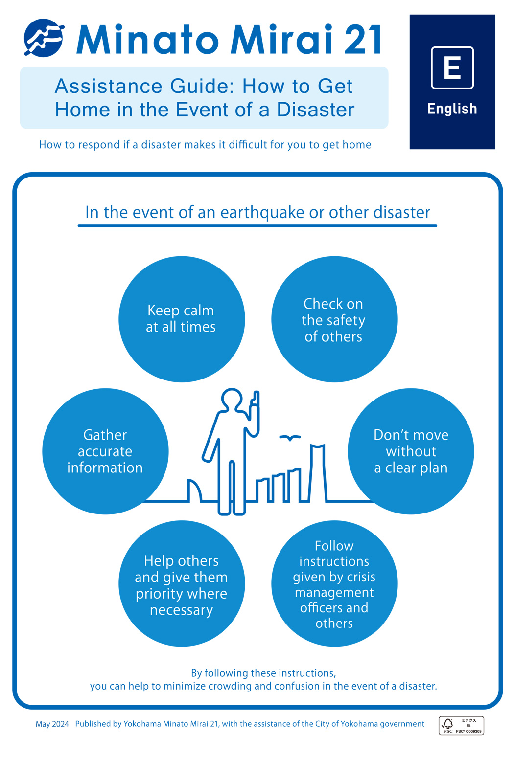 帰宅困難者支援ガイド 英語版